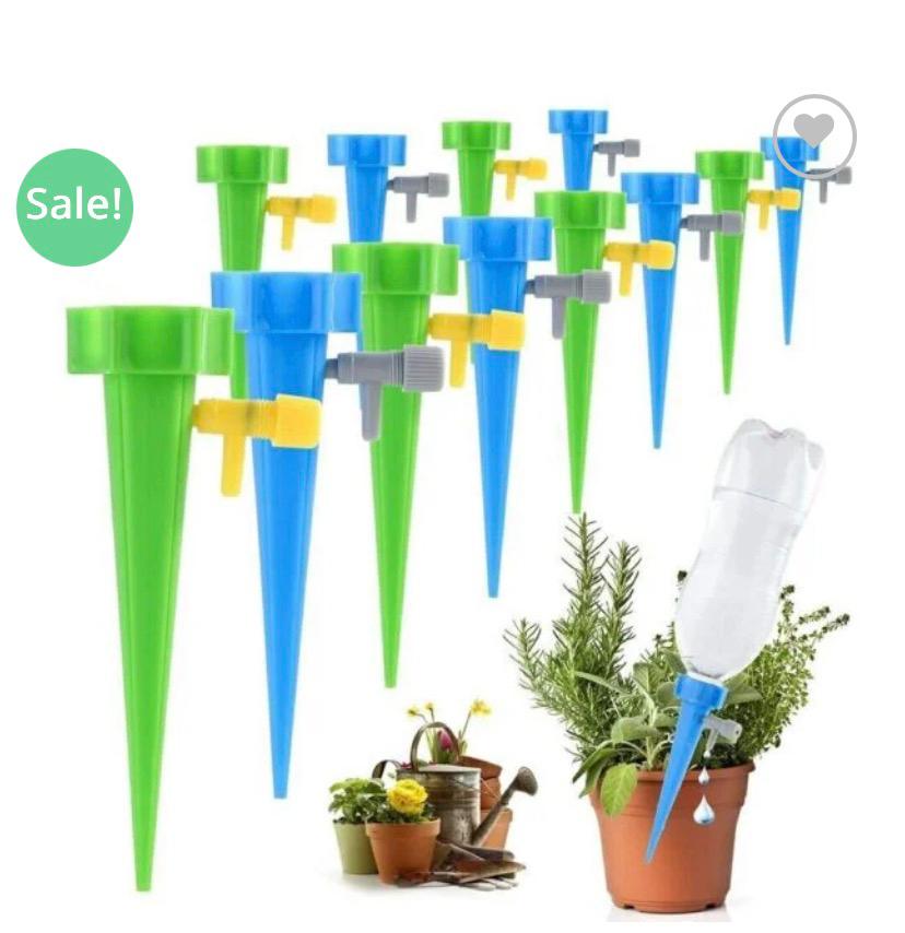 অটোমেটিক প্ল্যান্ট সেলফ-ওয়াটারিং স্পাইকস – অ্যাডজাস্টেবল ড্রিপ ইরিগেশন সিস্টেম ফর হোম অ্যান্ড গার্ডেন