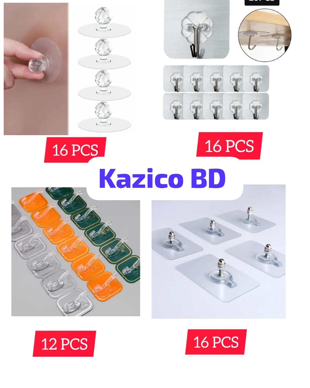 Multipurpose Hook & Magic Tape Combo Package